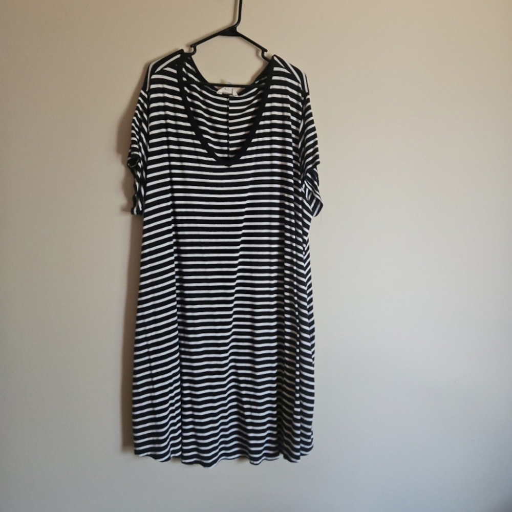 Terra & Sky v-neck A-line dress